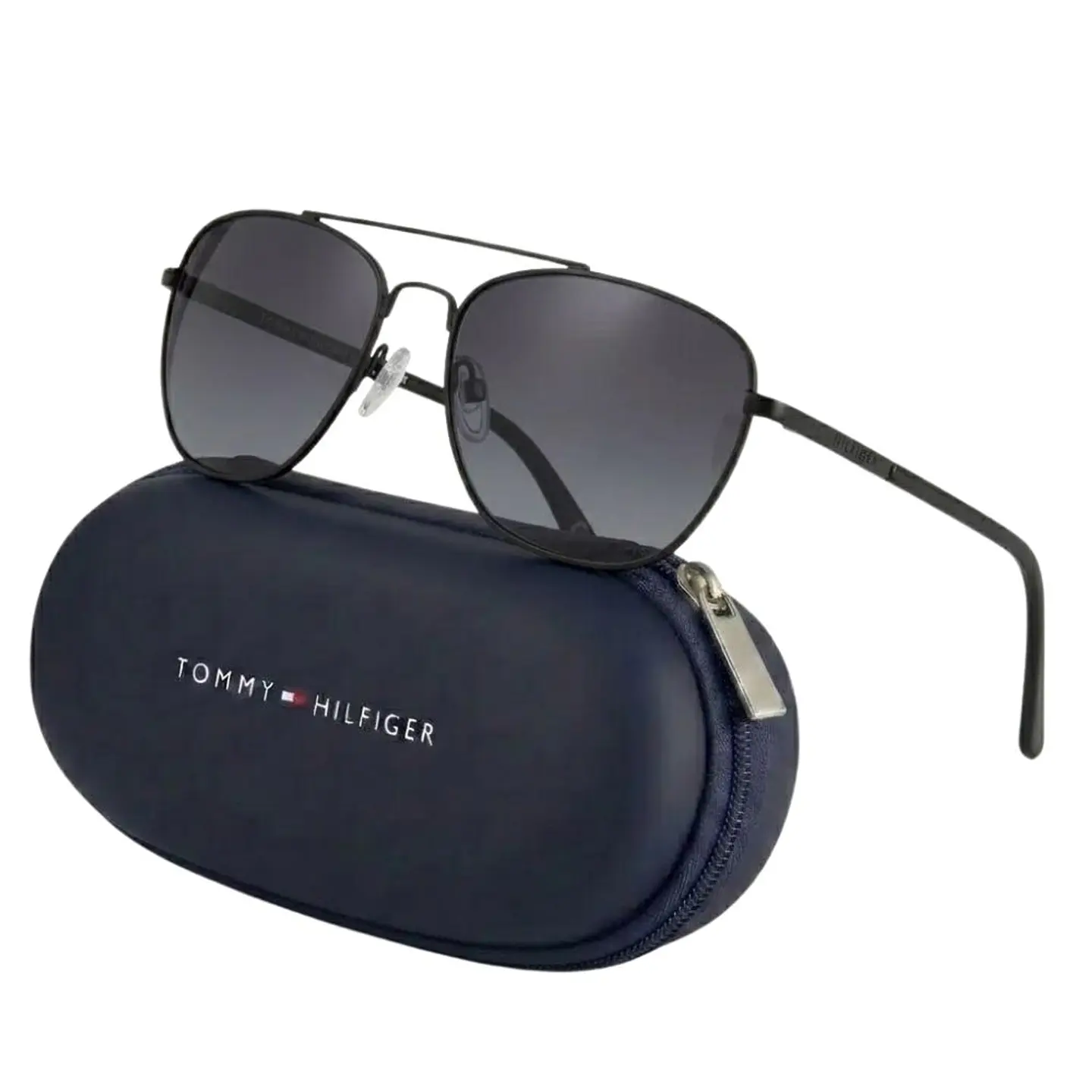 Gafas de Sol Tommy Hilfiger 100% Originales Outlook X67112 Hombre Negro Talla 52mm 1