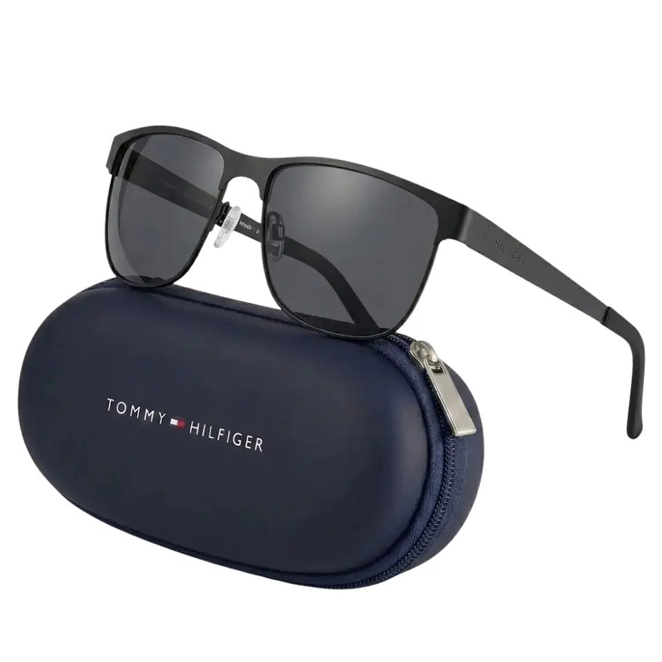 Gafas de Sol Tommy Hilfiger 100% Originales Outlook X62140 Hombre Negro Talla 57mm 1