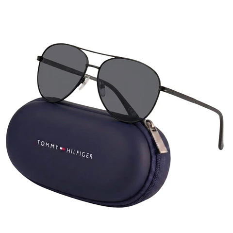 Gafas de Sol Tommy Hilfiger 100% Originales Outlook 66396173 Hombre Negro Talla 60mm
