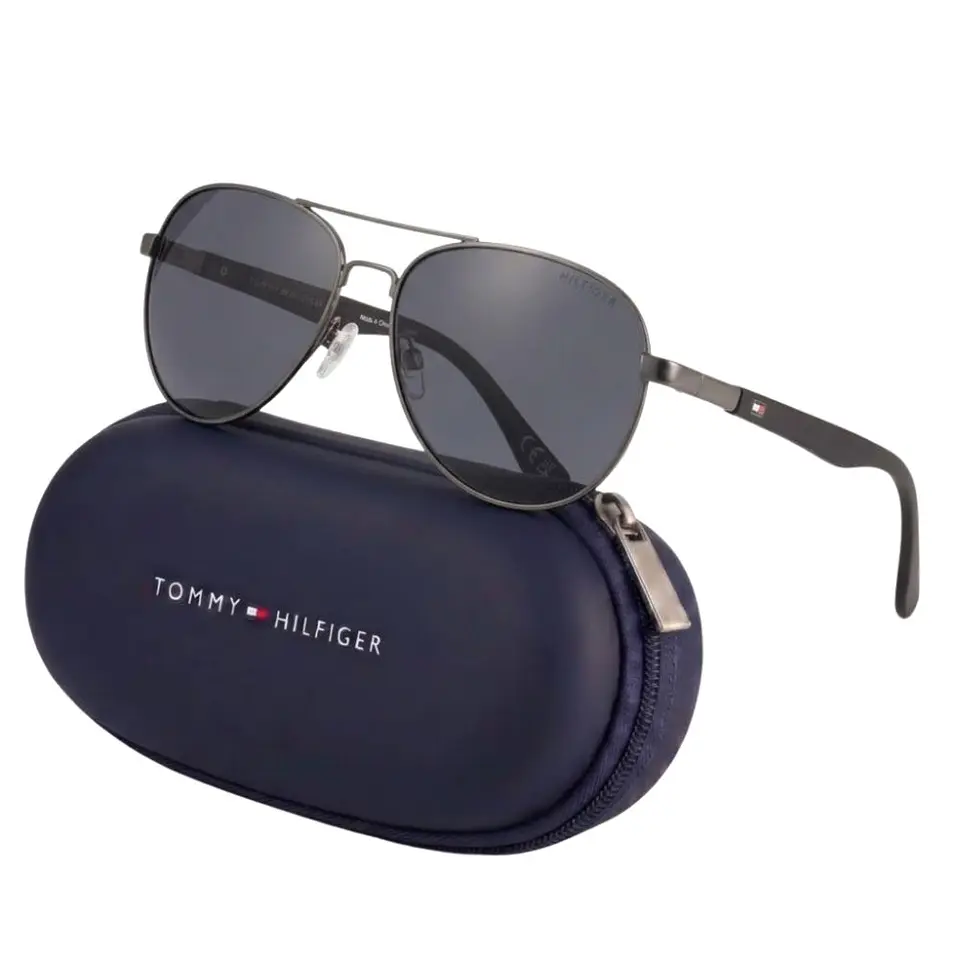 Gafas de Sol Tommy Hilfiger 100% Originales Outlook 66396222 Hombre Gris Talla 57mm 1