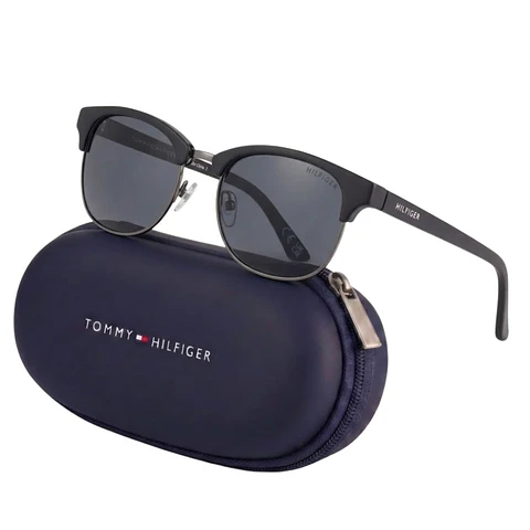 Gafas de Sol Tommy Hilfiger 100% Originales Outlook 66396357 Unisex Negro Talla 51mm