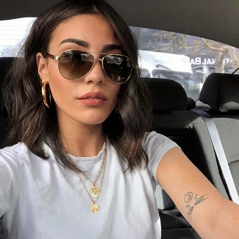 Gafas de Sol Tommy Hilfiger 100% Originales Outlook X60072 Mujer Dorado Talla 57mm