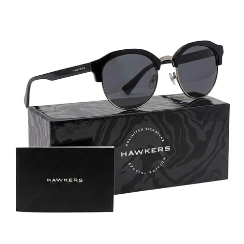 Gafas de Sol Hawkers Classic Rounded HCLR21BBTP Negro Unisex Talla 51mm