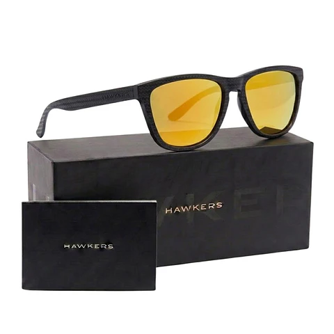 Gafas de Sol Polarizado Hawkers ONE RAW CARBONO HONR21NOTP Naranja Espejado Unisex Talla 54 mm