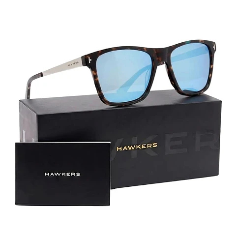 Gafas de Sol Polarizado Hawkers ONE LS METAL HOLM23CLTP Azul Espejado Unisex Talla 54 mm