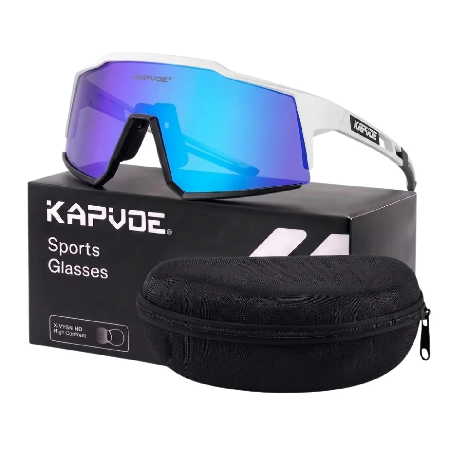 Gafas de Sol Polarizadas Deportivas Kapvoe TK9022-QTC1L09 Unisex - Talla 140mm 1