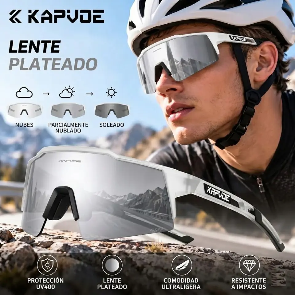 Gafas de Sol Polarizadas Deportivas Kapvoe TK9022-QTC1L18 Unisex - Talla 140mm 8