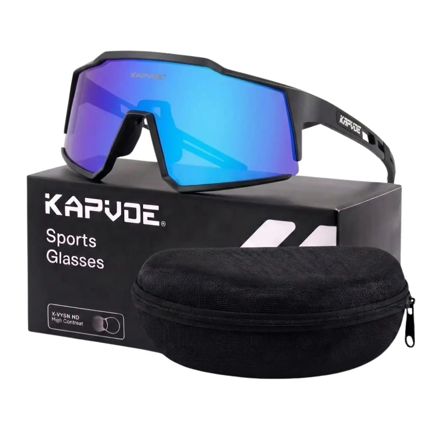 Gafas de Sol Polarizadas Deportivas Kapvoe TK9022-QTC1L02 Unisex - Talla 140mm 1