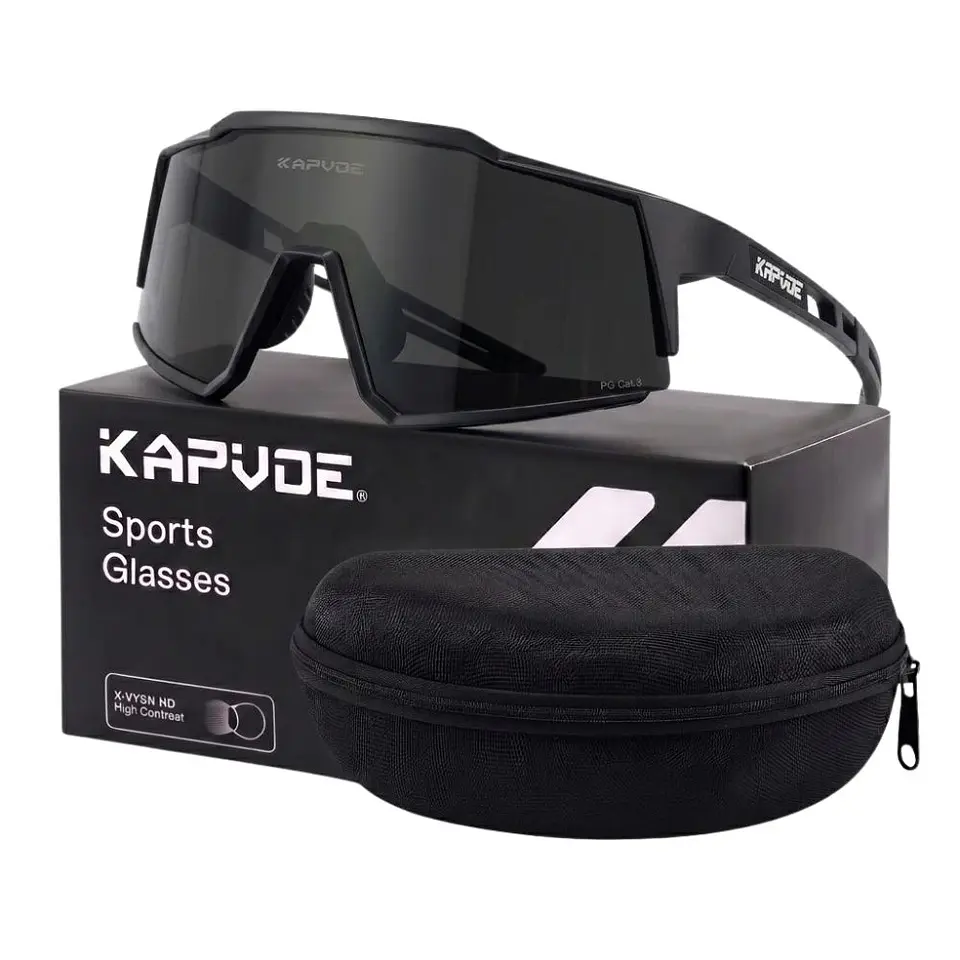 Gafas de Sol Polarizadas Deportivas Kapvoe TK9022-QTC1L19 Unisex - Talla 140mm 1
