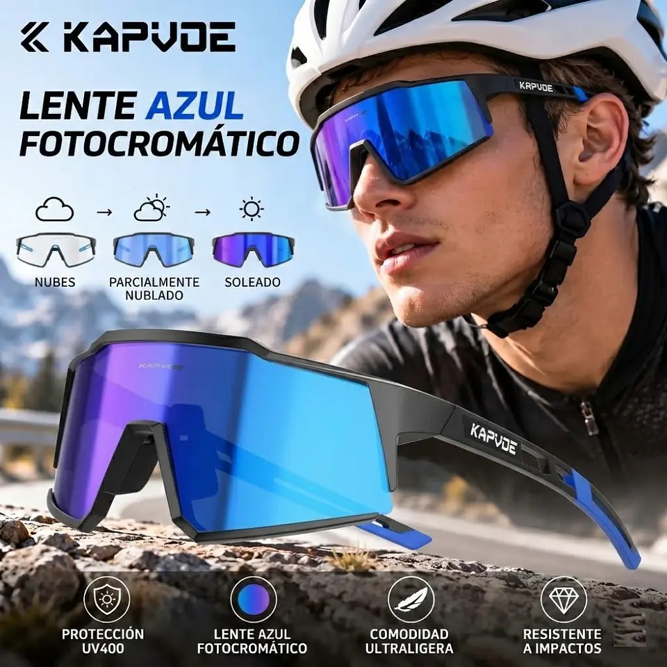 Gafas de Sol Polarizadas Deportivas Kapvoe TK9022-QTC1L16 Unisex - Talla 140mm 8