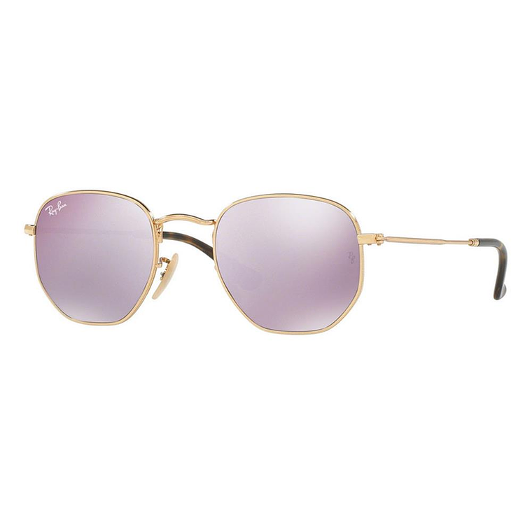 Lentes de Sol Ray Ban Espejado RB3548N 001/8O Color Rosado Talla 51mm 1