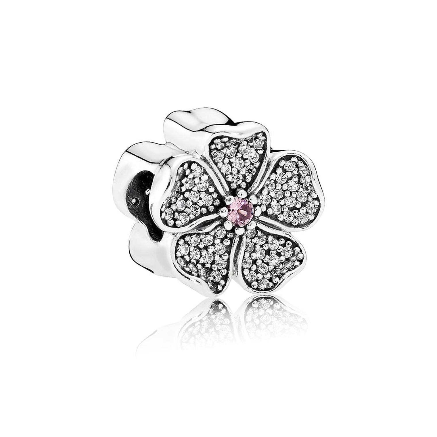 Charm Dije Pandora Original para Mujer 791831NBP Flor de La Amistad Plata s925 1