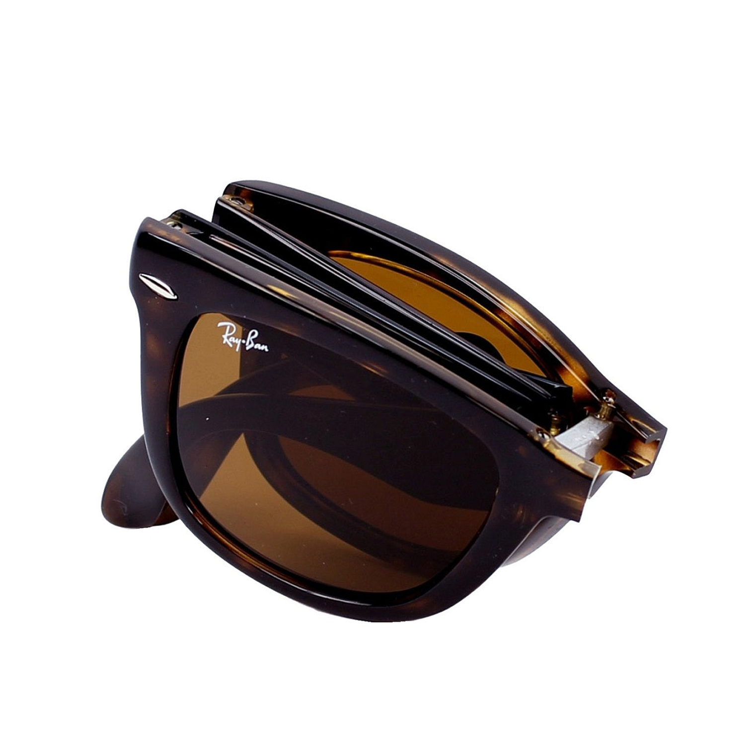 Lentes de Sol Ray Ban Wayfarer Fold RB4105 710 Color Habana Talla 50mm 1