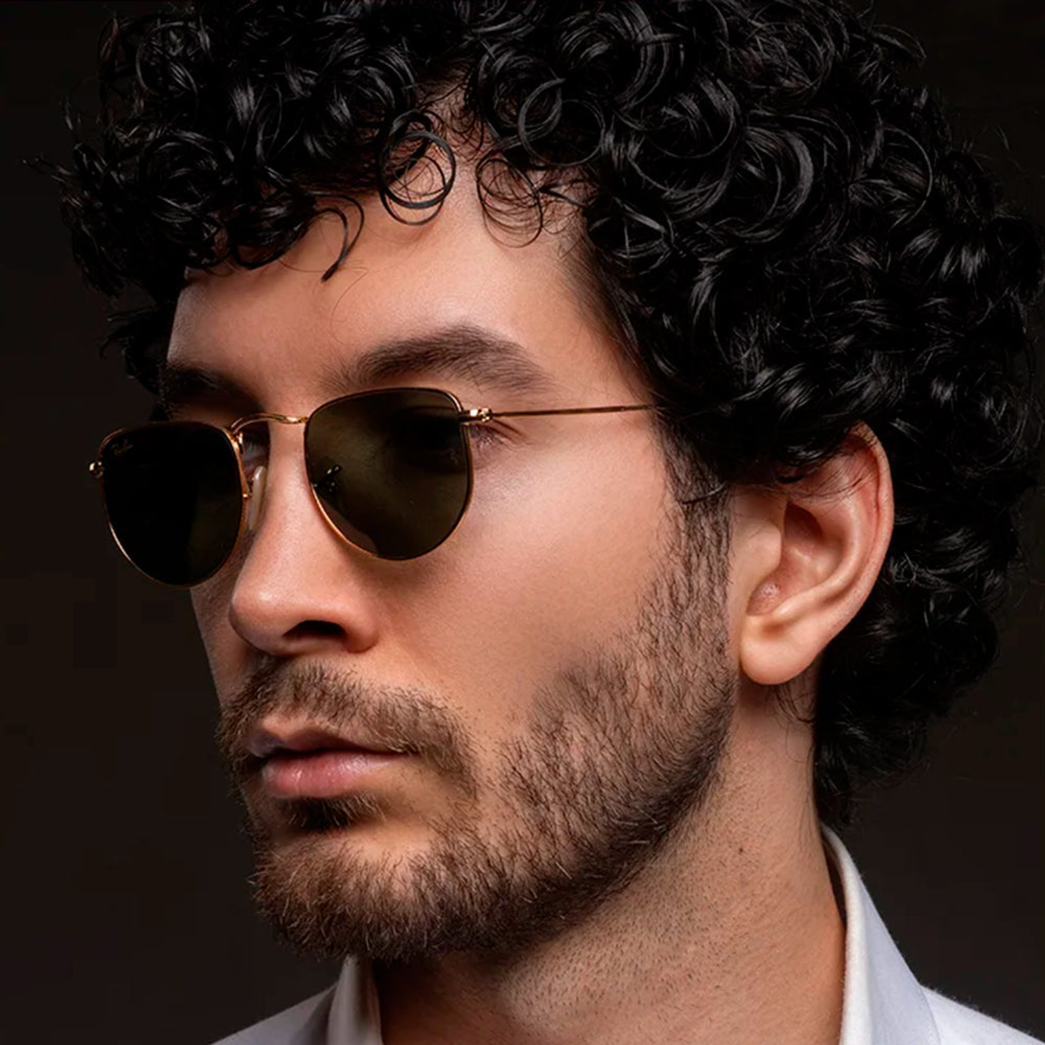 Lentes de Sol Ray Ban Elon RB3958 9196/31 Color Dorado Talla 56mm 5