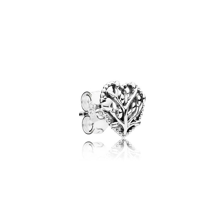 Aretes Pendientes Pandora con Diseño de Arbol de Amor y Corazones 297085 Plata 925 3