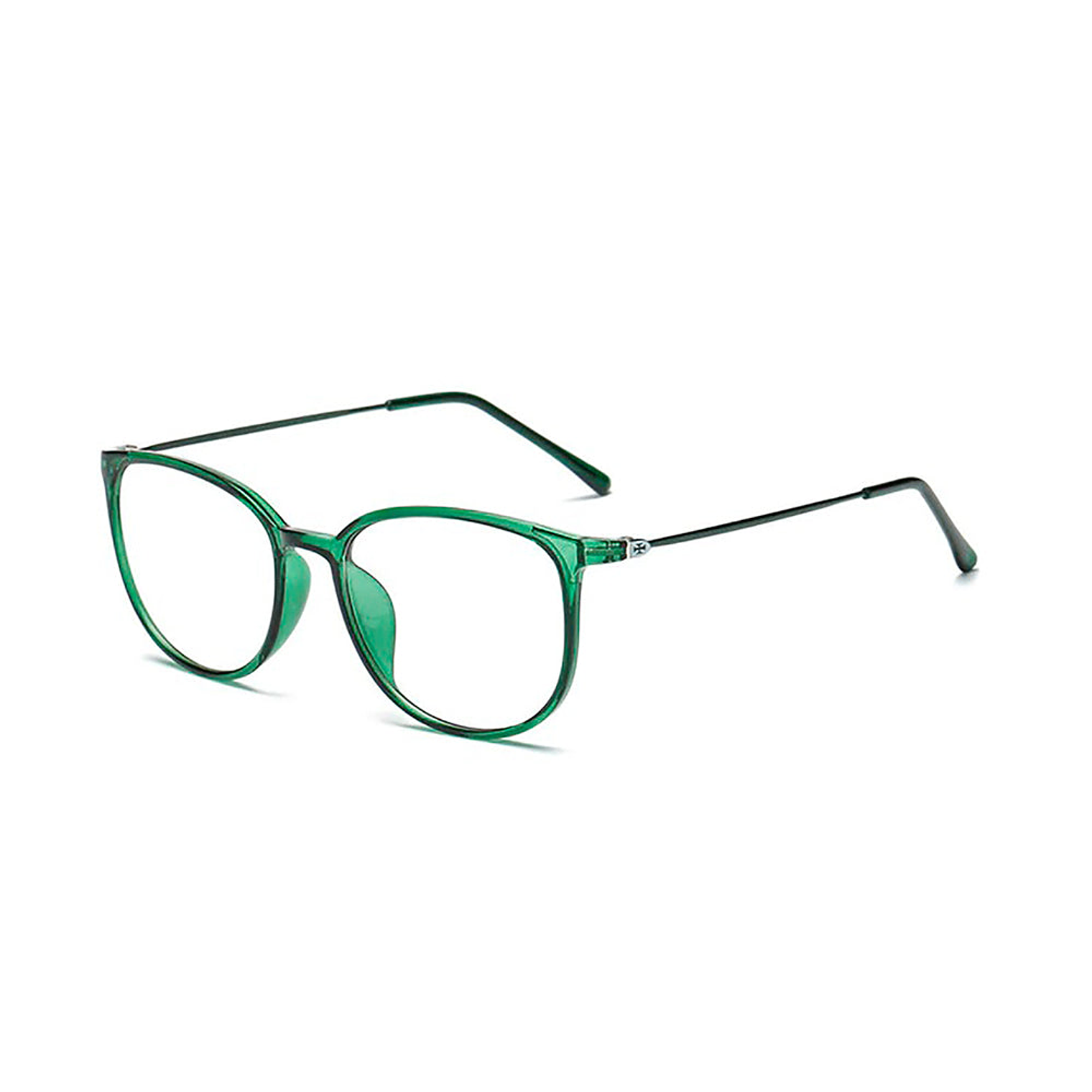 Montura Para Lentes Oftalmicos Marca Kottdo Cuadrada Unisex Color Verde Talla 52mm 1