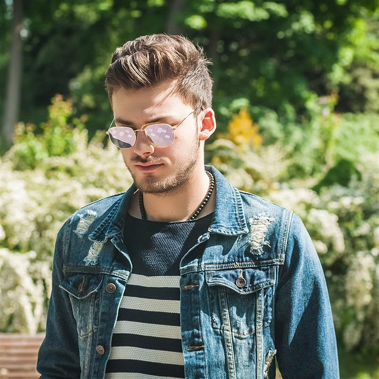 Lentes de Sol Ray Ban Espejado RB3548N 001/8O Color Rosado Talla 51mm 4