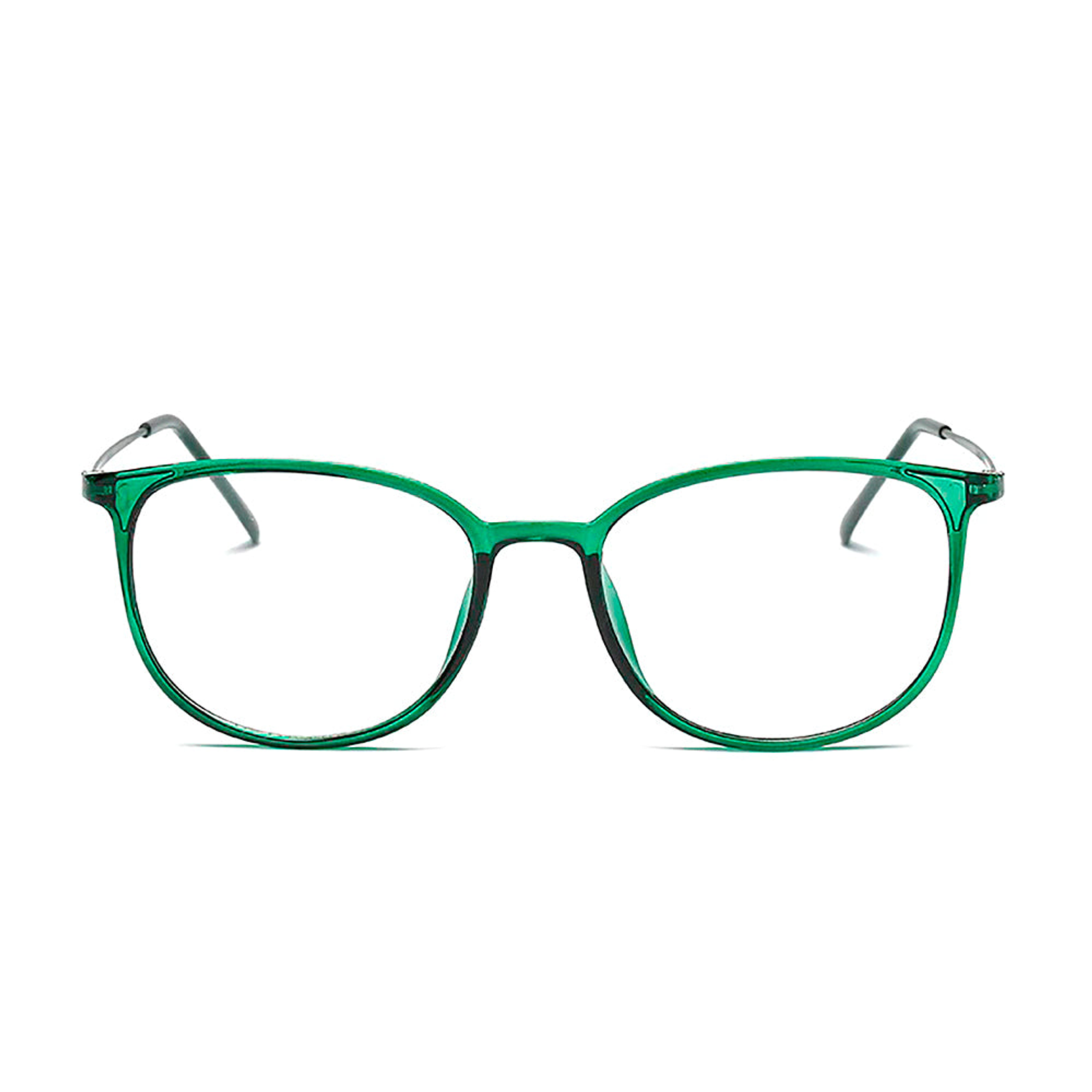 Montura Para Lentes Oftalmicos Marca Kottdo Cuadrada Unisex Color Verde Talla 52mm 2