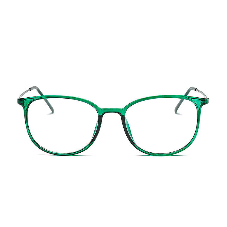 Montura Para Lentes Oftalmicos Marca Kottdo Cuadrada Unisex Color Verde Talla 52mm 2