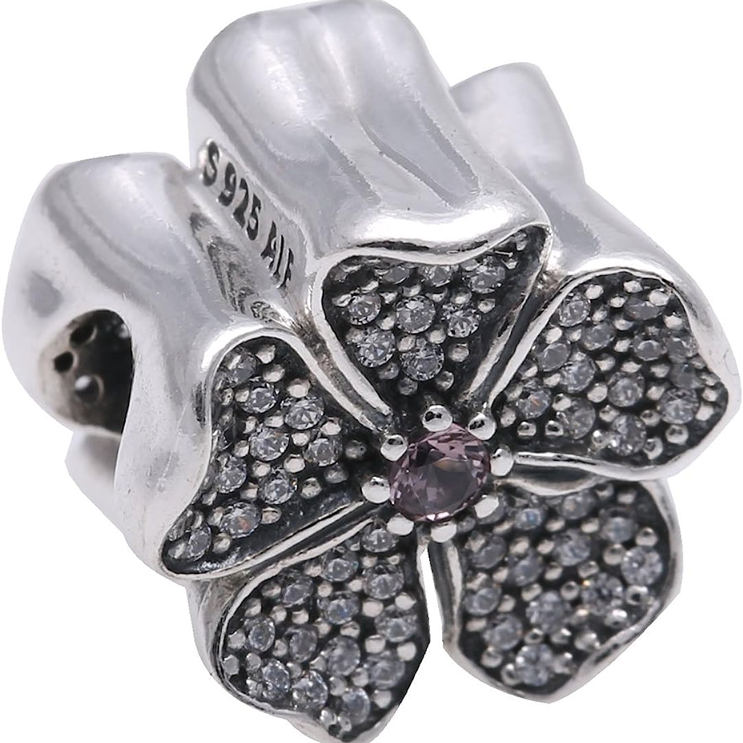 Charm Dije Pandora Original para Mujer 791831NBP Flor de La Amistad Plata s925 3