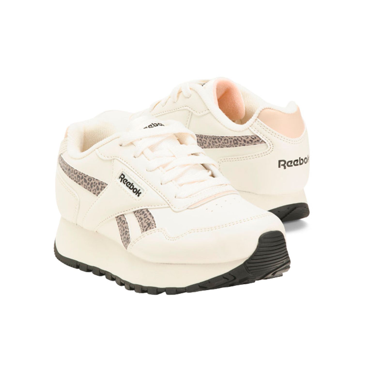 Zapatillas Reebok Harman Original Color Beige con Manchas de Tigre Para Mujer Talla 38.5 1