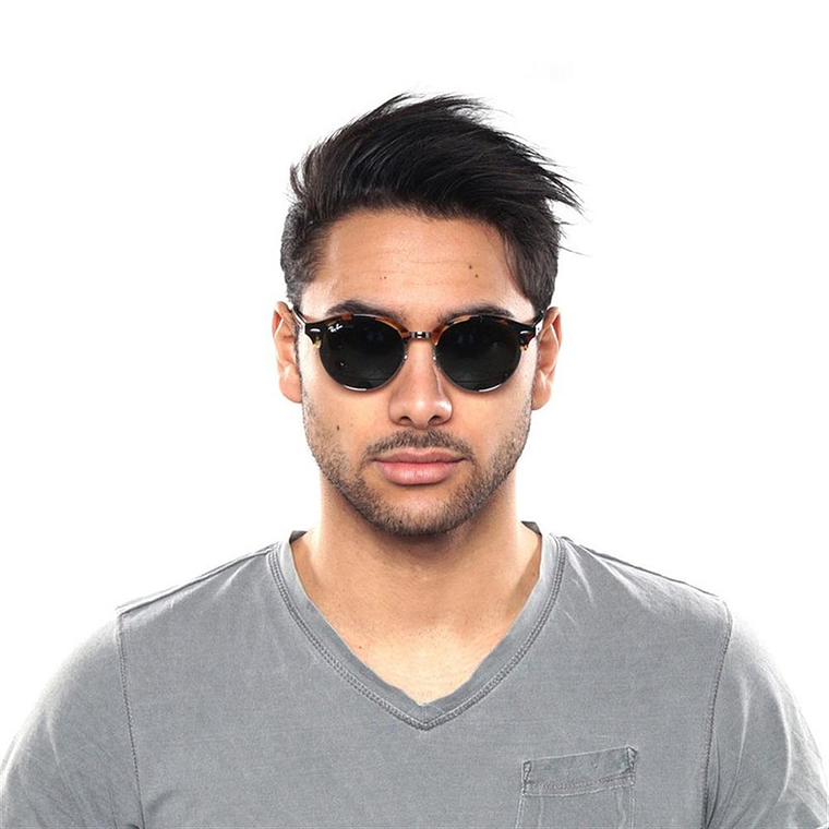 Lentes de Sol Ray Ban ClubRound RB4246 1157 Color Habana Talla 51mm 5