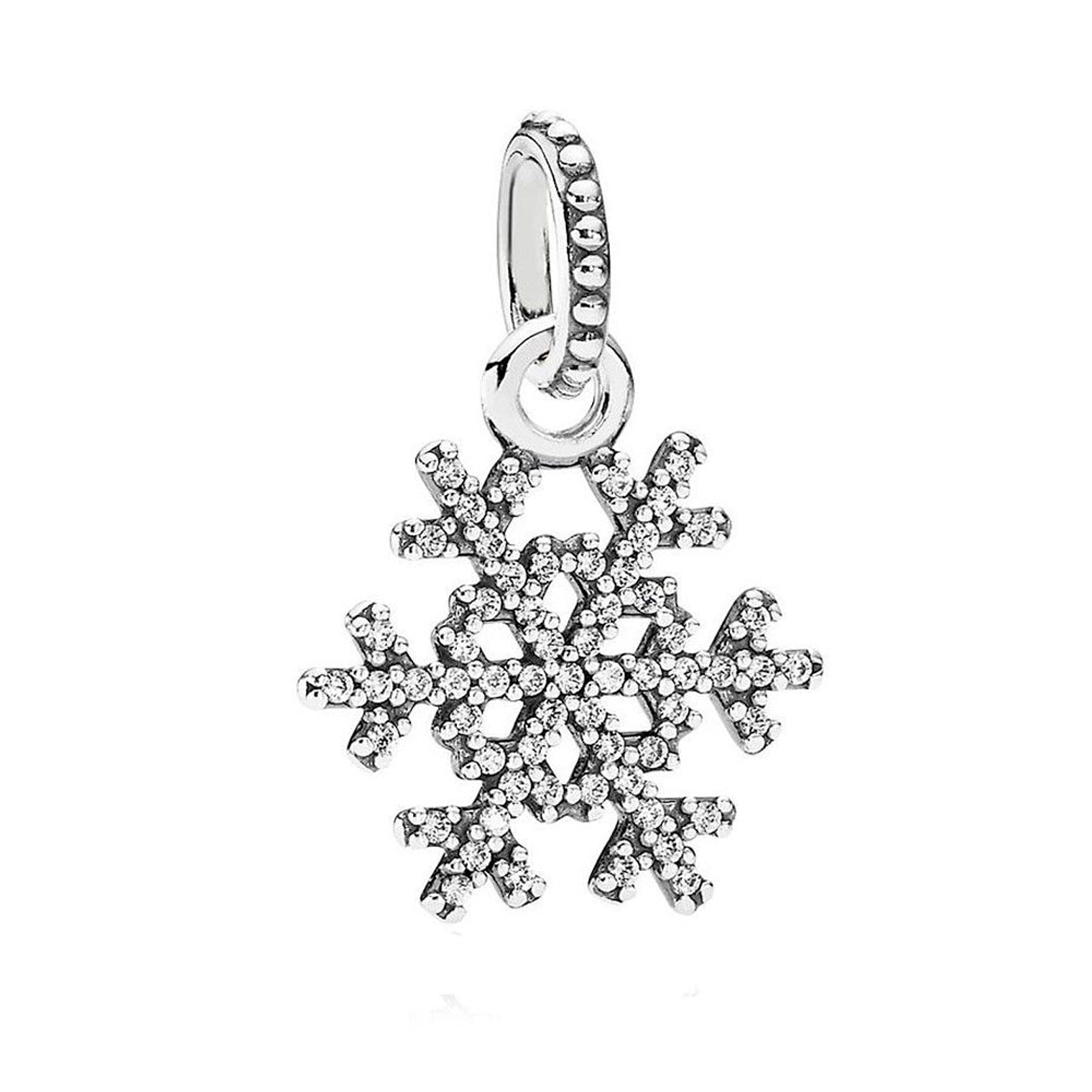 Charm Colgante Pandora Original para Mujer 390354CZ Copo de Nieve Plateado s925 1