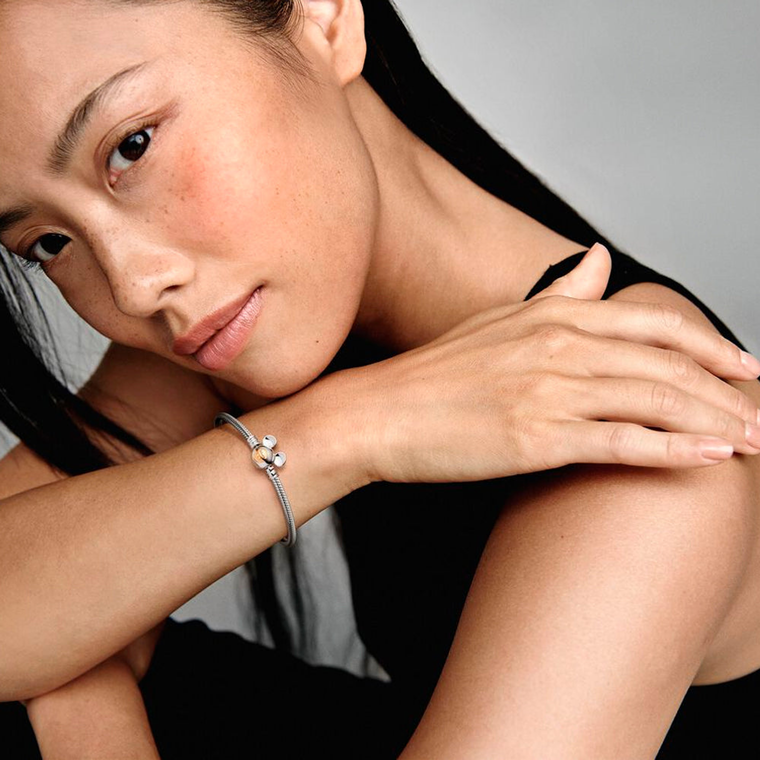 Pulsera Brazalete Pandora Cadena de Serpiente Aniversario Disney 592514C00 Plata 925 Talla 18cm 5