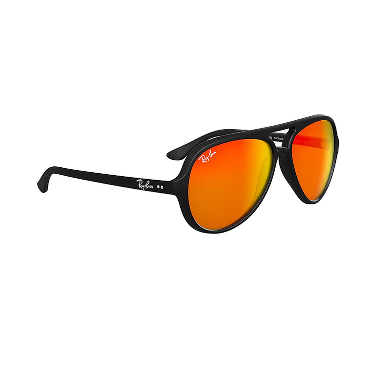 Lentes de Sol Ray Ban Espejado RB4125 601S/69 Color Naranja Talla 59mm 2