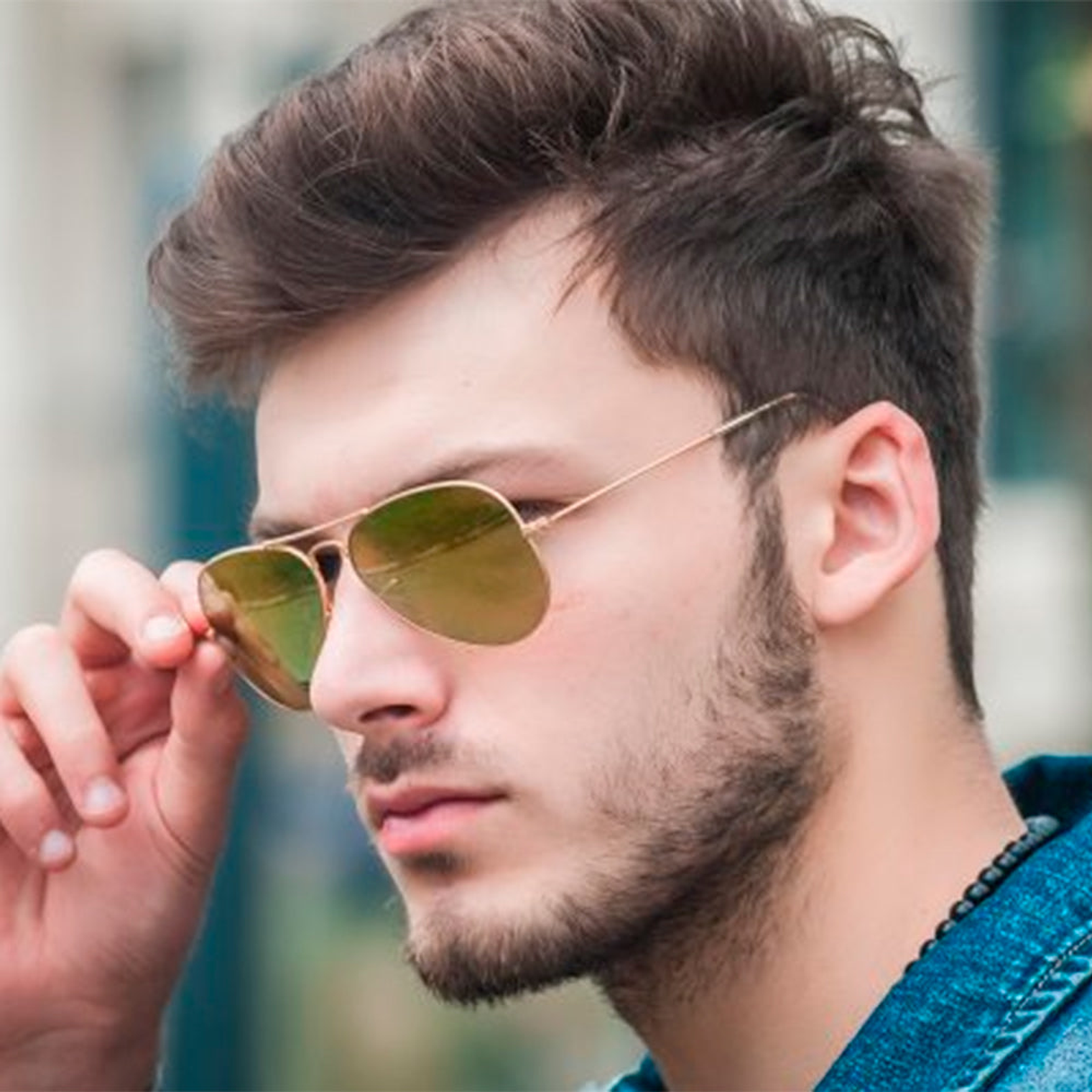 Lentes De Sol Ray Ban Aviador RB3025 112/93 Dorado Espejado Talla 58mm 5