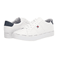 Zapatillas Tommy Hilfiger Henissly Unisex Color Blanco Talla 40 - Miniatura 1