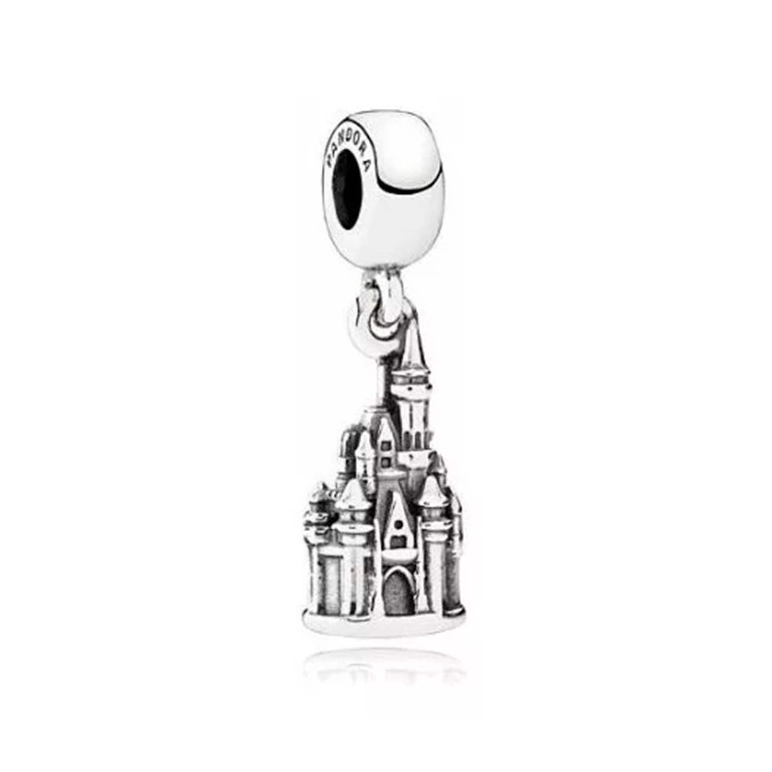 Charm Pandora Original para Mujer 791792 Colgante Castillo Disney color Plateado 1