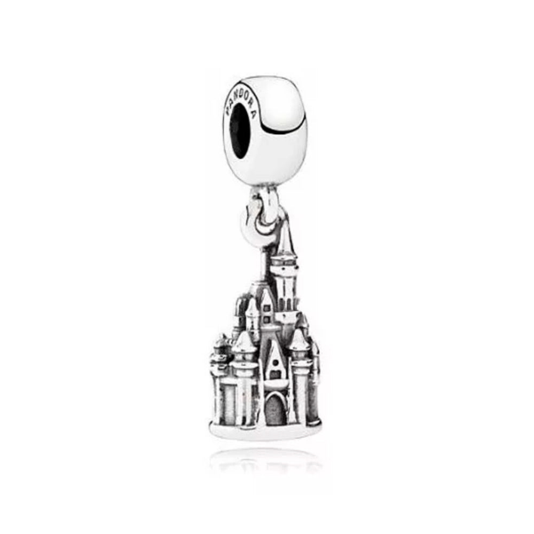Charm Pandora Original para Mujer 791792 Colgante Castillo Disney color Plateado 1