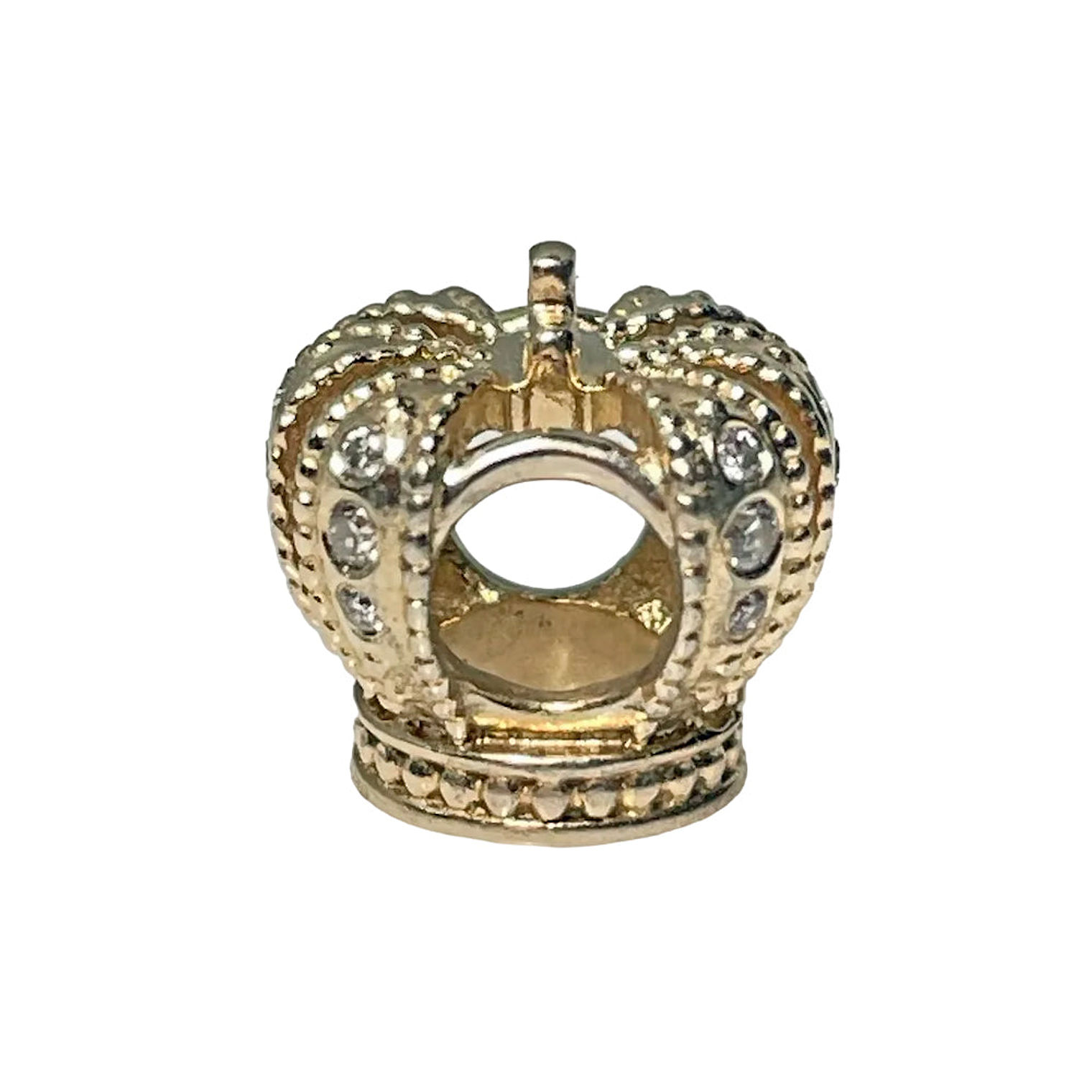 Charm Dije Pandora Original para Mujer 750453D Majestuosa Corona de Diamantes Oro 14k 3