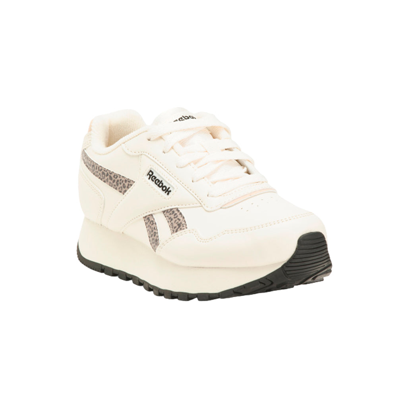 Zapatillas Reebok Harman Original Color Beige con Manchas de Tigre Para Mujer Talla 38.5 3