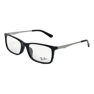 Montura de Lentes de Medida Oftalmica Ray Ban RB5312D 2000 Color Plateado Talla 54mm