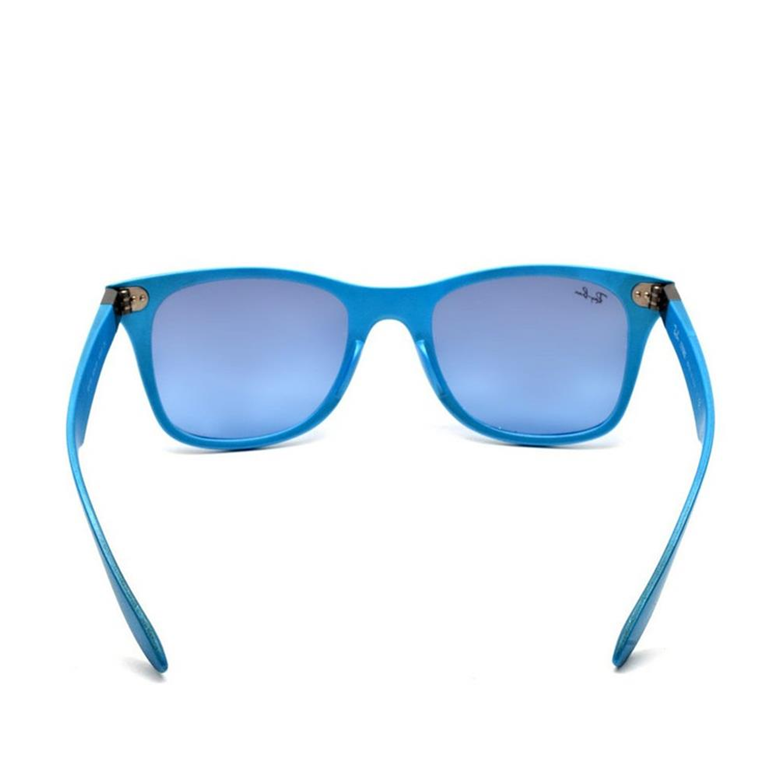Lentes de Sol Ray Ban Wayfarer Liteforce RB4195 60848F Color Azul Talla 52mm 4