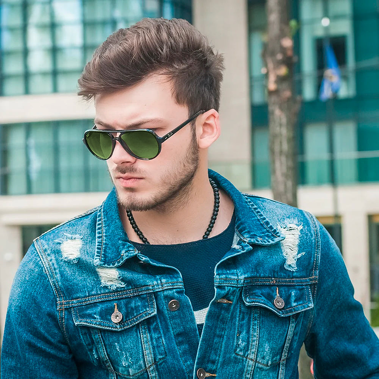 Lentes de Sol Ray Ban Cats 5000 RB4125 601 Color Negro Talla 59mm 5