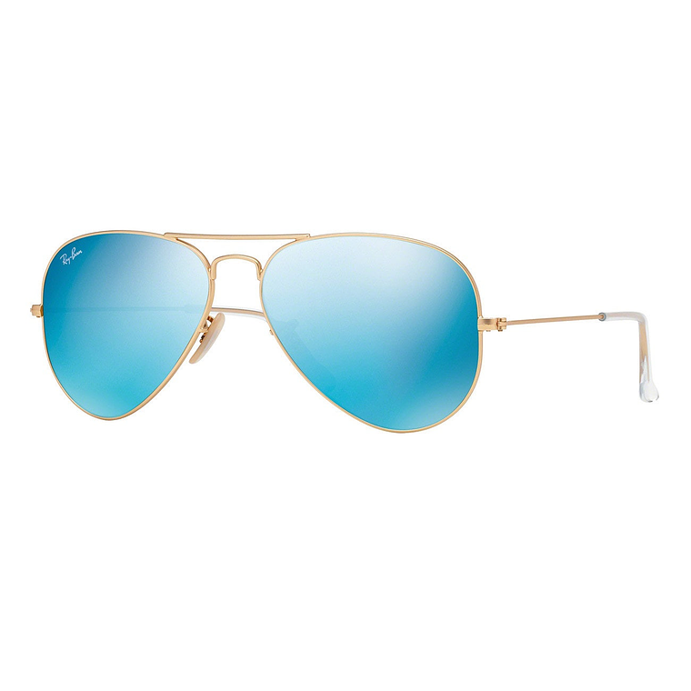 Lentes de Sol Ray Ban Aviador RB3025 112/17 Color Celeste Talla 58mm 1