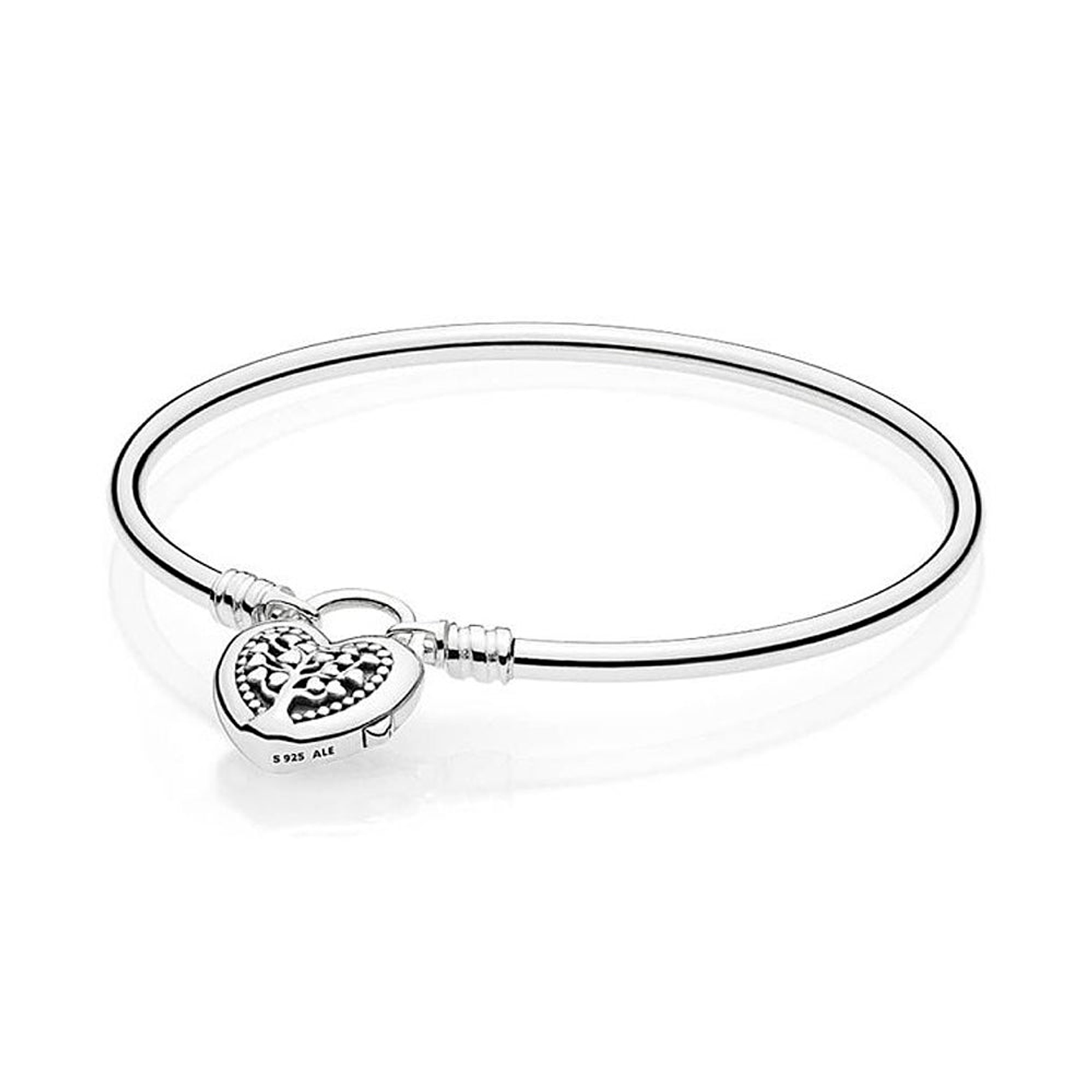 Pulsera Brazalete Pandora Arbol Floreciente con Grabado 