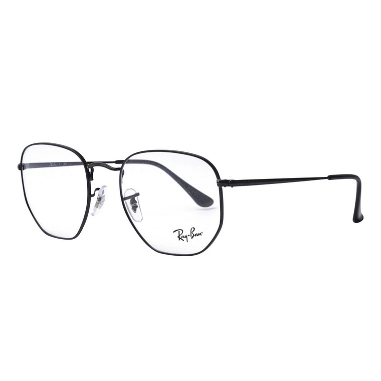 Montura de Lentes de Medida Ray Ban Hexagonal RX6448 2509 Color Negro Talla 51mm 1