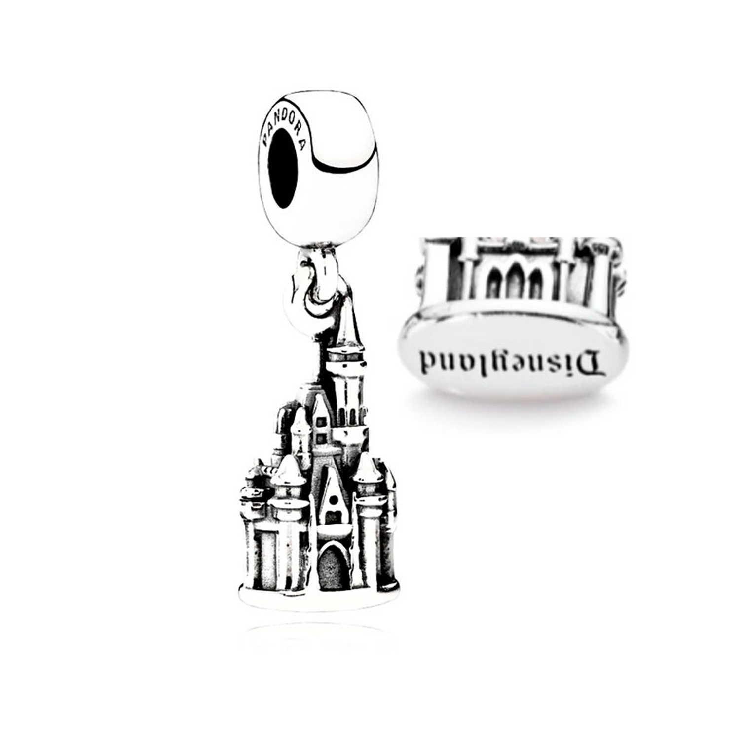 Charm Pandora Original para Mujer 791792 Colgante Castillo Disney color Plateado 5