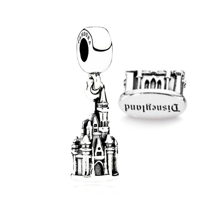 Charm Pandora Original para Mujer 791792 Colgante Castillo Disney color Plateado 5