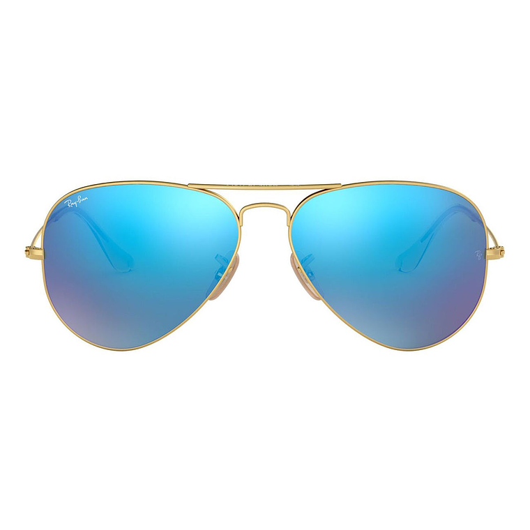 Lentes de Sol Ray Ban Aviador RB3025 112/17 Color Celeste Talla 58mm 3