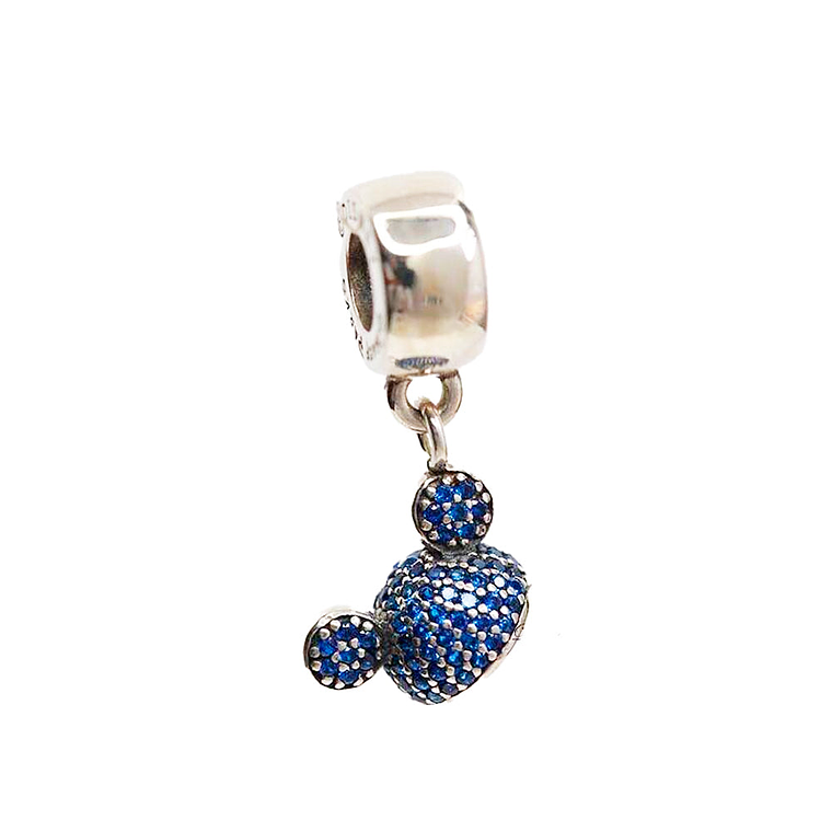 Charm Colgante Pandora Original para Mujer 791471NCB Disney Orejas Mickey Mouse Azul s925 2