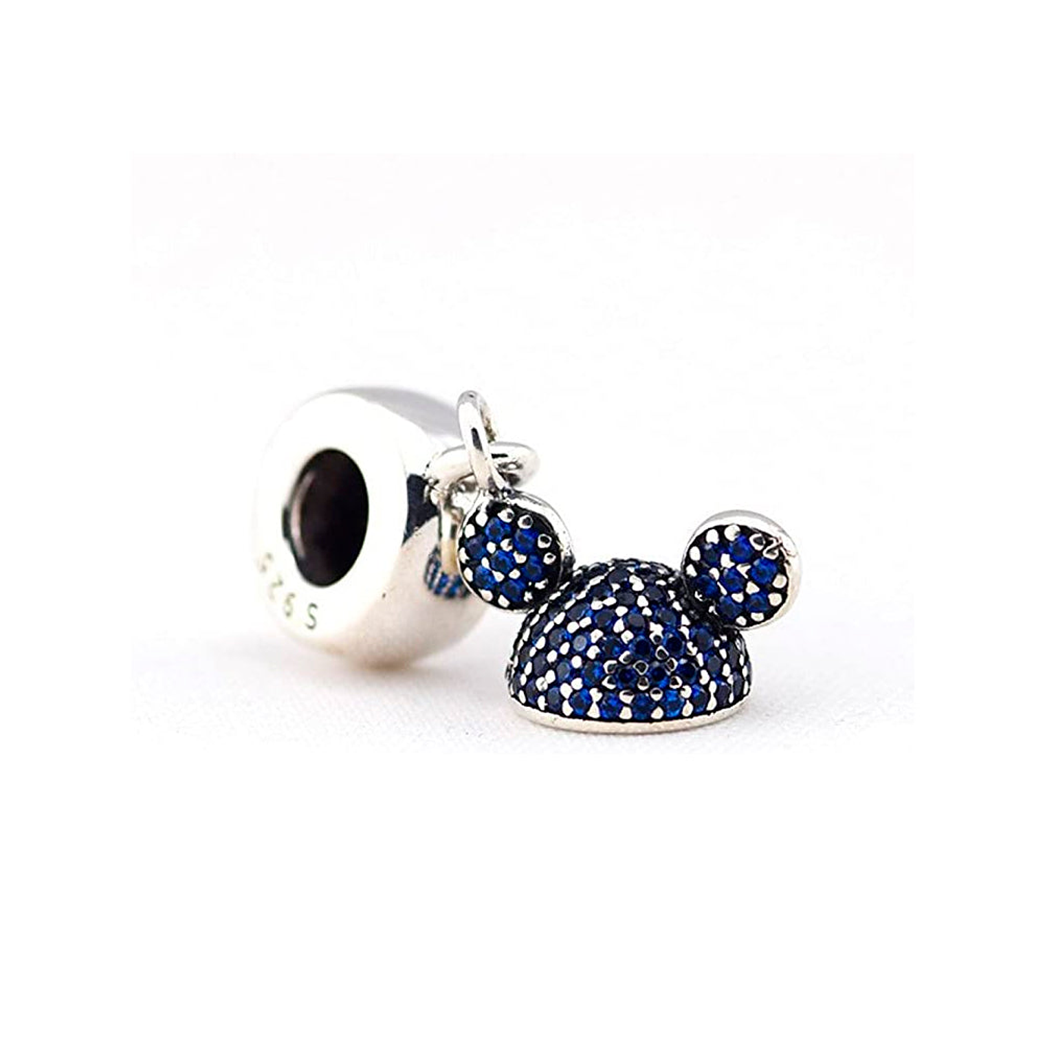 Charm Colgante Pandora Original para Mujer 791471NCB Disney Orejas Mickey Mouse Azul s925 3
