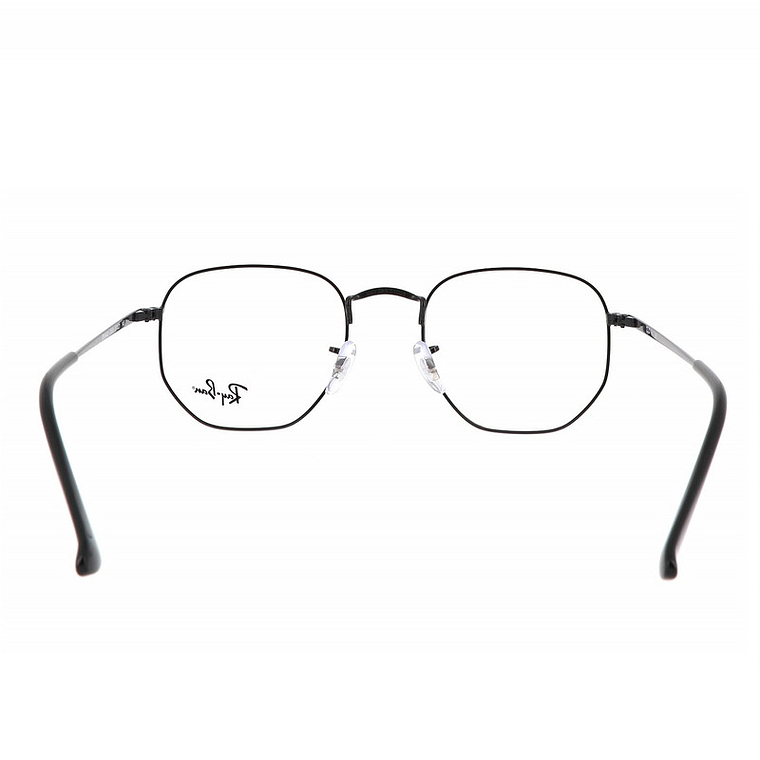 Montura de Lentes de Medida Ray Ban Hexagonal RX6448 2509 Color Negro Talla 51mm 4