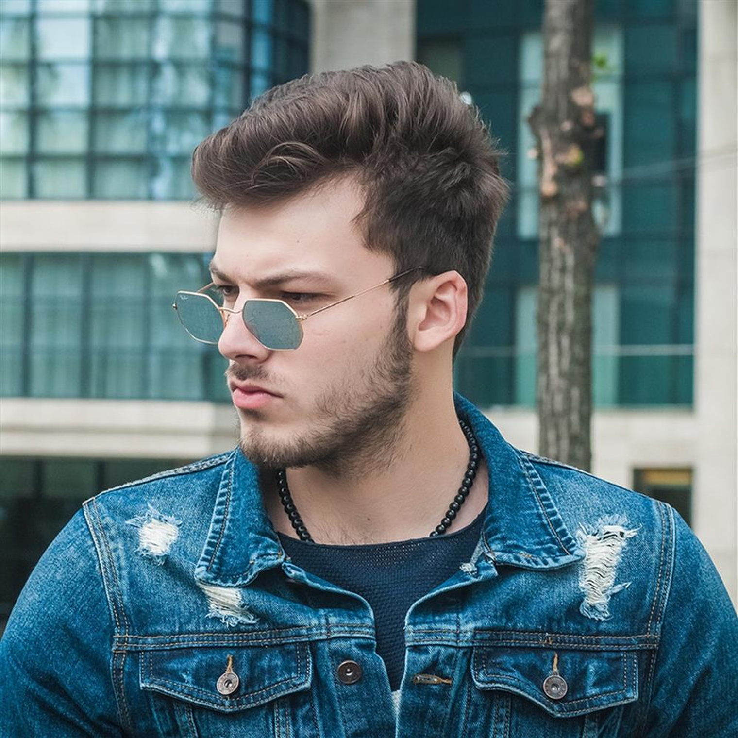 Lentes de Sol Ray Ban Espejado RB3556N 001/30 Color Dorado Talla 53mm 4