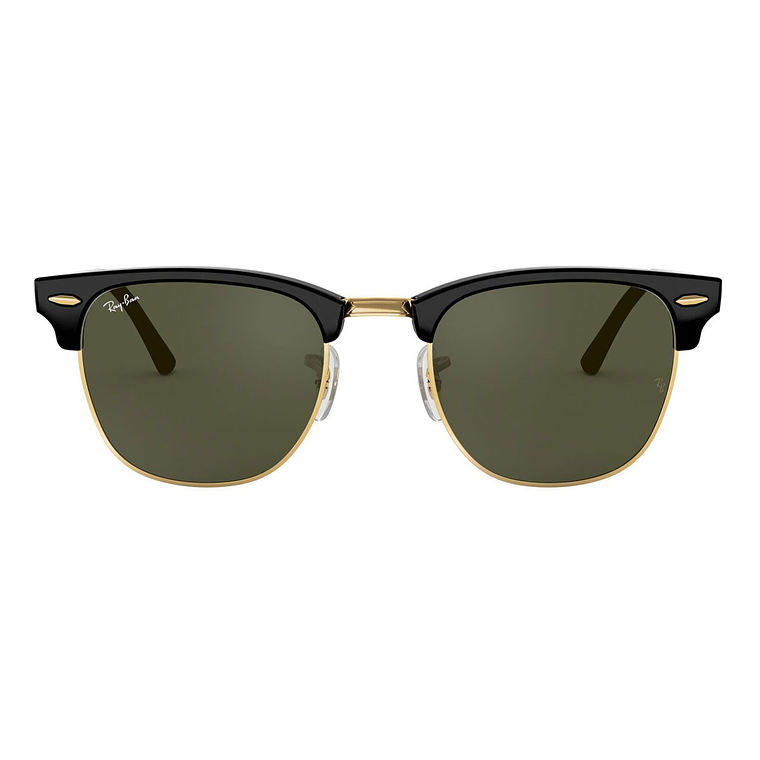 Lentes de Sol Ray Ban Clubmaster Clasico RB3016 W0365 Color Negro Talla 51mm 3