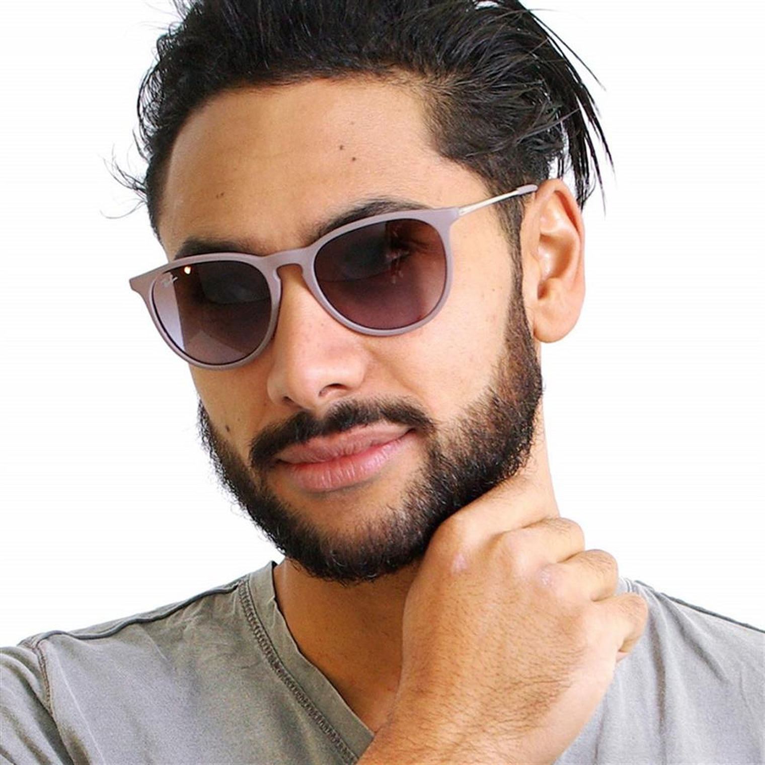 Lentes De Sol Ray Ban Erika RB4171 6000/68 54mm Beige 5